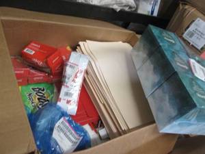 Box of Assorted Office Supplies...