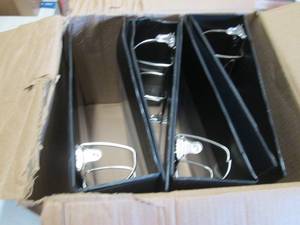 4 Black D-Ring Binders-see images...