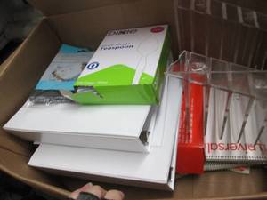 Box of Assorted Office Supplies...