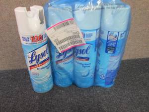 4- 19 oz Cans Lysol Disinfecting Sp...