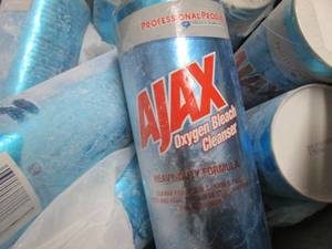 Box of Ajax Oxygen Bleach Cleanser-...