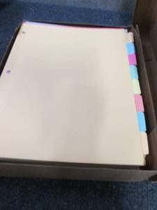 4- pks Avery Ring Binder Plain Tab ...