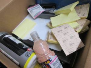 Box of Assorted Office Supplies...