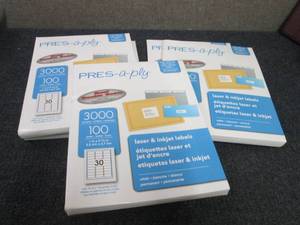 5 pks PRES-a-ply Labels, Laser Prin...