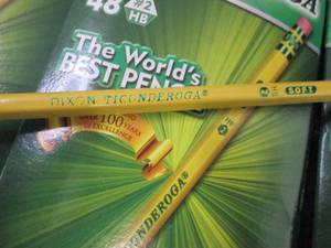 4 pks Ticonderoga #2 Pencils...