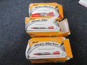 3- 12 pks Bic Dry Erase Chisel Poin...