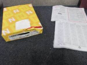 Ream Red Copy Paper, 2 pks Calender...