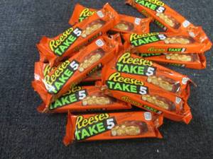 12- 1.5 oz Reeses Take 5 Bars...
