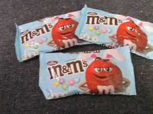 3- 10 oz Bags M&Ms...