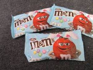 3- 10 oz Bags M&Ms...