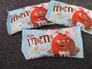 3- 10 oz Bags M&Ms...