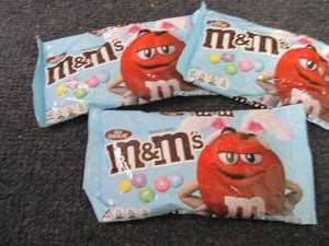3- 10 oz Bags M&Ms...