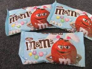 3- 10 oz Bags M&Ms...