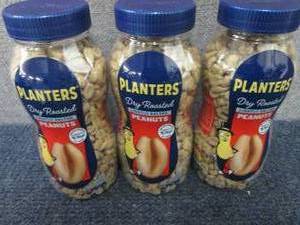 3- 16 oz Bottles Planters Dry Roast...