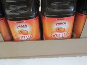 8- 64 oz Bottles Sweet Leaf Peach T...