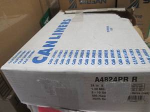 Red Biohazard Trash Liners 8-10 gal...