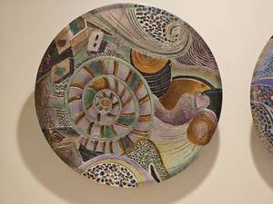 lot 22 image: Maximalist Wall Hanging Chargers