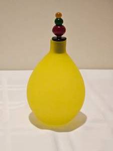 lot 29 image: Funky Pop Art Glass Decanters