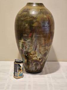 lot 30 image: Signed Primitive Ceramic Vase
