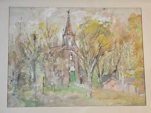 lot 66 image: Edna Imm Church Print