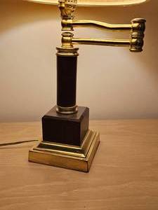 lot 72 image: Traditional Swing Arm Desk Lamp