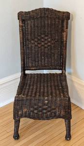 Decorative Wicker Side Chair