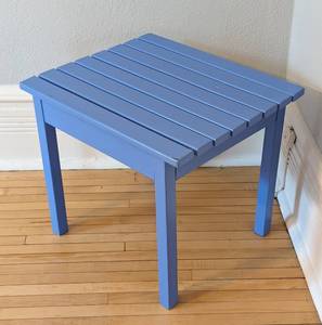 Painted Wood Side Table