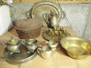 Cast Iron and Silver Collectables