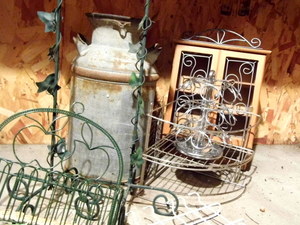 Vintage Metal Milk Can
