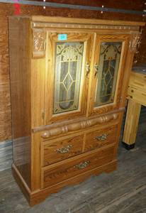 lot 10 image: Storage chest 34 wide x 16 deep x 52 tall