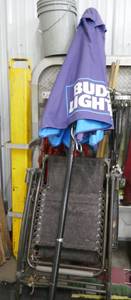 lot 37 image: Bud Light patio umbrella