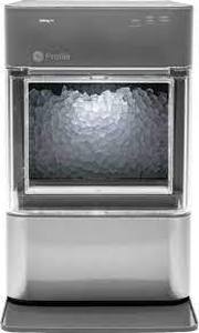 GE Profile - Opal 2.0 38-lb. Portable Ice maker with Nugget Ice Production, Side Tank and Built-in WiFi - Stainless Steel