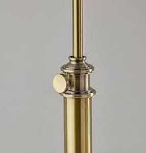 Barton 34.5 in. Antique Brass Table Lamp