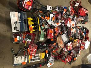 Lot  of Mixed Assorted Hand Tools and Hardware  Various Models and Conditions    Customer Returns See Pictures