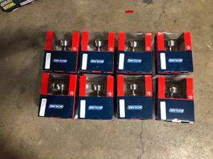 Lot of Schlage Bowery Satin Nickel Keyed Entry Door Knob with Greyson Trim Customer Returns See Pictures