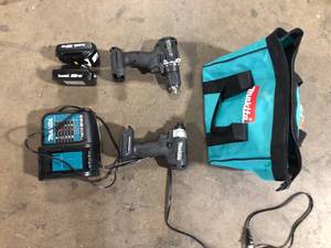 Makita 18V LXT Lithium-Ion Cordless Compact 2-Piece Combo Kit (Driver-DrillImpact Driver) Customer Returns See Pictures