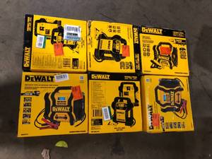 Lot of Assorted Dewalt Portable Power Stations Various Sizes and Conditions Customer Returns See Pictures