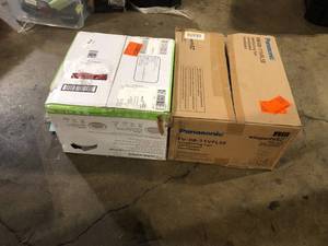 Lot of 2 Assorted Bathroom Fans Various Models and Conditions  Customer Returns See Pictures