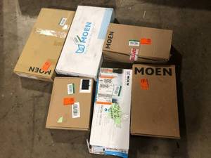 Lot of  Assorted  Moen Faucets Various Models and Conditions  Customer Returns See Pictures