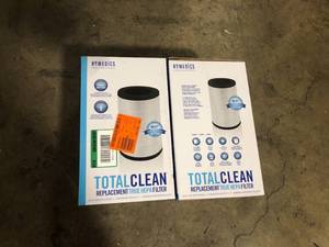 Lot of 2 HoMedics Replacement 360 True HEPA Filter Customer Returns See Pictures