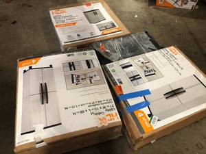 Lot of Assorted Utility Storage Cabinets Various Models and Conditions  Customer Returns See Pictures