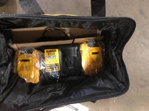 DEWALT 20V MAX XR Premium Lithium-Ion 6.0Ah and 4.0Ah Starter Kit    Customer Returns See Pictures