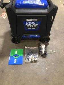 DUROMAX 9,000-Watt7,600-Watt Dual Fuel Remote Start Inverter Generator with Portable Digital Parallel 50-State Model# XP9000iH - Tested and working as expected - you will receive what you see in the picture
