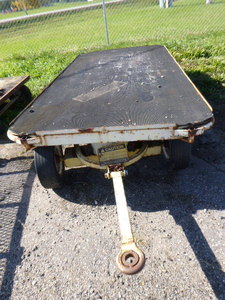 lot 14 image: Pull Behind Flatbed CartTrailer