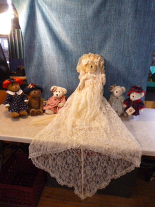 lot 96 image: 6 Dressed Up Teddy Bear Dolls