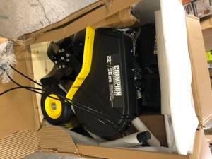Champion Power Equipment 22 in. 212cc 4-Stroke Gas Garden Front Tine Tiller with Forward and Reverse    Customer Returns See Pictures