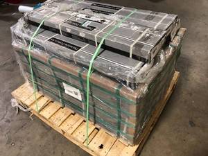 24 Boxes of Ansley Cafe 8 in. x 40 in. Matte Porcelain Floor and Wall Tile (15.54 sq. ft.Case)   Customer Returns See Pictures