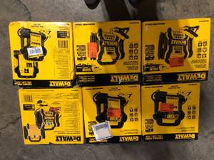 Lot  of Assorted Dewalt Portable Power Stations   Various Sizesand Conditions Customer Returns See Pictures