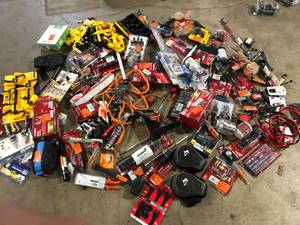 Huge Lot of Assorted Hand Tools and Hardware Various Models and Conditions Customer Returns See Pictures