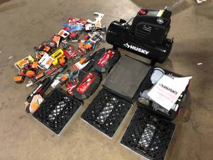 Lot of Assorted Tools and Hardware Various Models and Conditions Customer Returns See Pictures